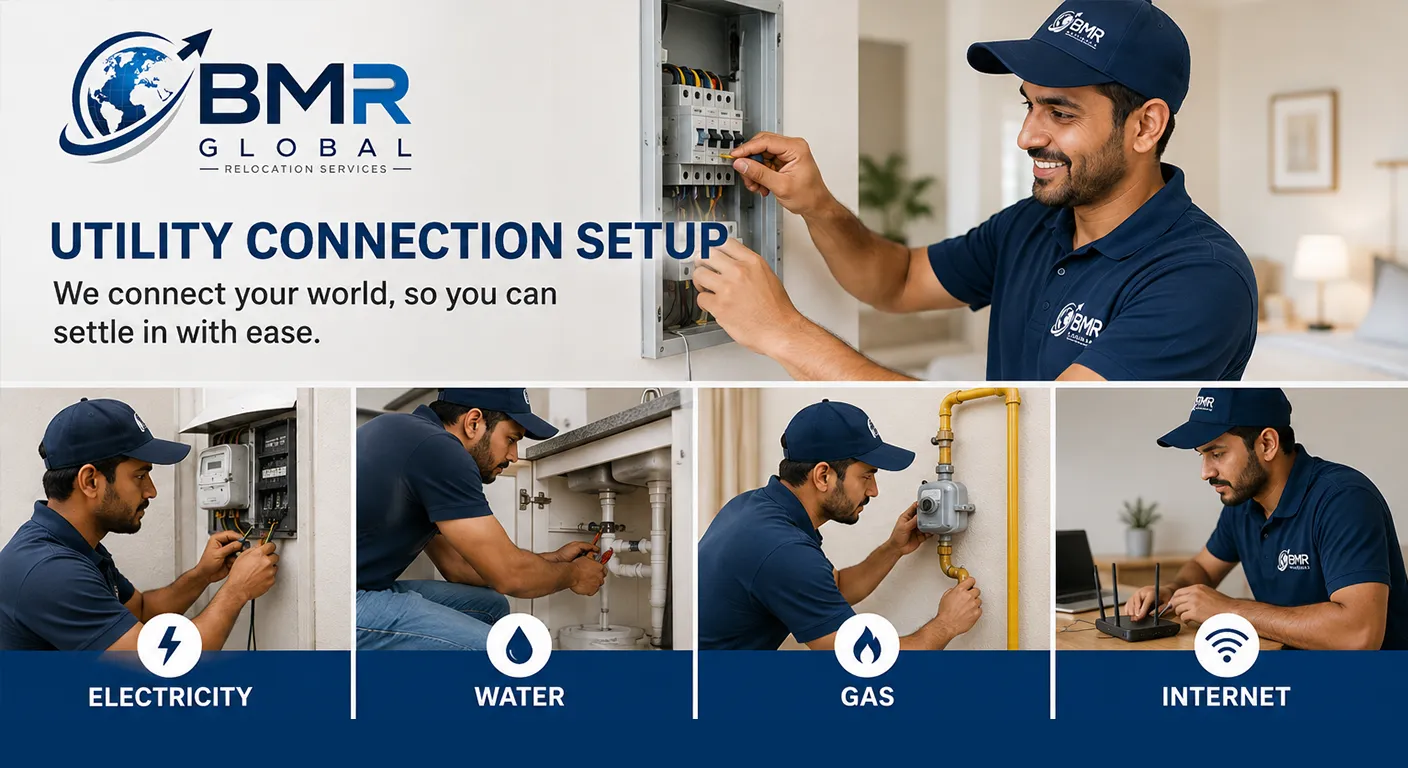Utility Connection Setup